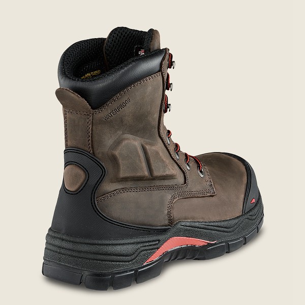 Bottes de Sécurité Red Wing - King Toe® Adc - 8-Inch Insulated Waterproof Csa Toe - Grise Foncé - Ho